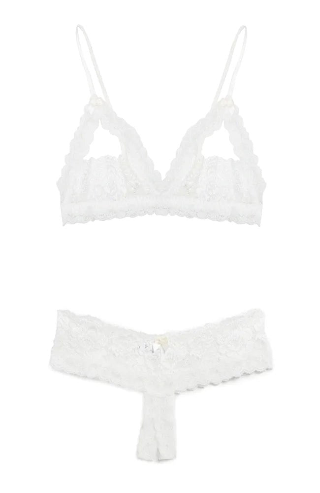 Victoria Bralette & Open Thong Box Set