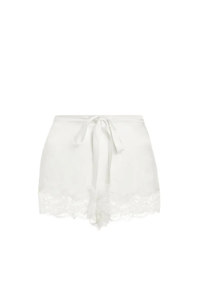 Lace and Silk Shorts