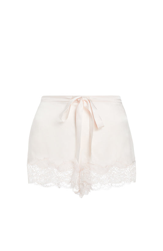 Lace and Silk Shorts